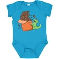 thumbnail image 3 of Inktastic Dino with Chocolate Bar Boys or Girls Baby Bodysuit, 3 of 5