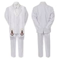 thumbnail image 3 of New Born Baby Boy Communion Formal White Suit Silver Virgin Mary on Stole Sm-20, 3 of 4