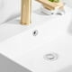thumbnail image 3 of Tapa de rebose para lavabo de baño, tapa de acero inoxidable para fregadero de cocina, tapa decorativa para lavabo de cerámica (estilo tapa de rebose), 3 of 8