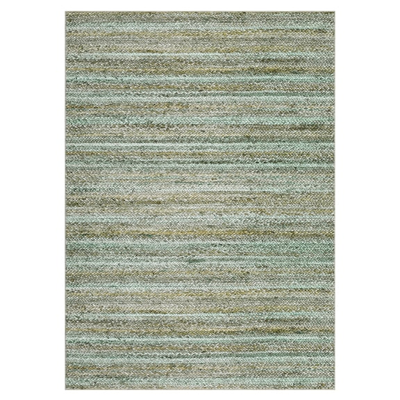 Ombre Washable Area Rug 5x7 Modern Gradient Print for Living Room and Dining Room, Non-Slip Soft Low Pile Carpet for Bedroom High-Traffic Areas
