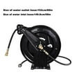 ZIHUI Washer Reel 3/8inch X 50 FT Heavy Duty Washer Hose Reel Auto