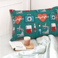 thumbnail image 4 of Salouo Medical Elements Pattern Pillow Cases,1PC Pillow Covers with Envelope Closure Decorative Pillow Case for Bed Couch,Pillows Not Included-16"x24", 4 of 6