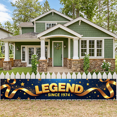thumbnail image 5 of LUUFILx Legend Since 1974 Birthday Celebration Backdrop Gold Balloon Party Banner Festive Background Anniversary Retired Decorations Milestone Event Decor, 5 of 8
