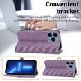 thumbnail image 2 of Feishell Wallet Case for iPhone 14 Pro Max, Premium Magnetic PU Leather Kickstand RFID Blocking Flip Case with Card Slots Wrist Strap Folio Case For iPhone 14 Pro Max, Purple, 2 of 6