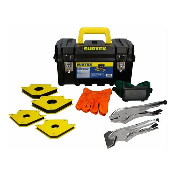 Kit Herramientas Herrero Soldador Caja Pinza 9 Piezas Surtek SURTEK JS9
