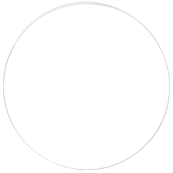 GAXIRE Round Disc Clear Acrylic Sheet For Tabletop Protector 1Set