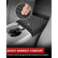 thumbnail image 4 of KBH Center Console Cover for 1999-2003 Ford F150 Accessories with Jump Seat Console, Leather Armrest Box Cover Cushion Pad for Truck Interior, Black, 4 of 8