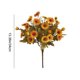 thumbnail image 2 of Flores Artificiales De Tela flor artificial de manzanilla amarilla de tela, margarita falsa, decoración para el hogar, accesorios para fotografía de bodas. Rkxzt, 2 of 8