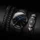 thumbnail image 1 of Relojes De Cuarzo De Negocios De Acero Inoxidable Geneva Simples Para Hombre, 1 of 4