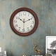 thumbnail image 4 of Reloj de pared redondo para colgar, con números arábigos grandes, silencioso y sin tictac para hotel. Café Aureato, 4 of 8