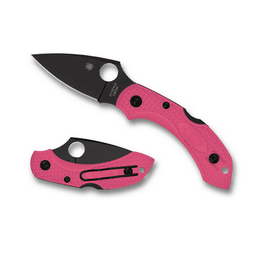 Spyderco C28FPPNS30V2 Dragonfly 2 Pink Heals Lightweight Knife Pink (2.3" Satin)