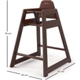 thumbnail image 2 of Silla Alta Periquera para Bebe Foundations Neat Seat Color Antique Cherry., 2 of 5