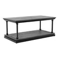thumbnail image 2 of Furniture of America Drewden Wood 1-Shelf Coffee Table in Antique Gray, 2 of 6