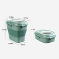 thumbnail image 3 of Cereal Rice Storage Containers,20 to 50Lbs Collapsible Dry Food Dispenser Bins with Airtight Flip Lid Rolling Wheel,Kitchen Pantry to Store Sugar Flour,Dog Pet Cat Food Holder Container, 3 of 7