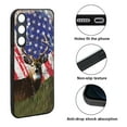 thumbnail image 2 of WIRESTER Shockproof Soft Rubber Cover Case for Samsung Galaxy S24 FE 6.7", Vintage American USA Flag Deer, 2 of 5