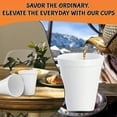 thumbnail image 3 of 20oz Disposable White Foam Cups - Pack of 50ct, 3 of 5