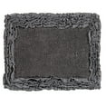 thumbnail image 5 of Better Trends 17" x 24" Premium Bathroom Rug 100% Cotton, Ultra Soft Bath Mat, Water Absorbent, Non-Slip Ruffle Border (Gray) Shaggy Border Collection, 5 of 6