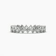 thumbnail image 3 of Emerald Cut Moissanite 18k Eternity Ring, 3 of 6