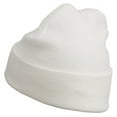 thumbnail image 3 of Christmas Snowman Embroidered Cuff Beanie - White OSFM, 3 of 5