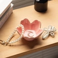 thumbnail image 2 of Flower Ring Dish Holder, Jewelry Dish Tray, Small Trinket Tray Jewelry Plate Bowl, Key Bowl Decorative Plate Birtdhay Gifts for Women Friends F, 2 of 13