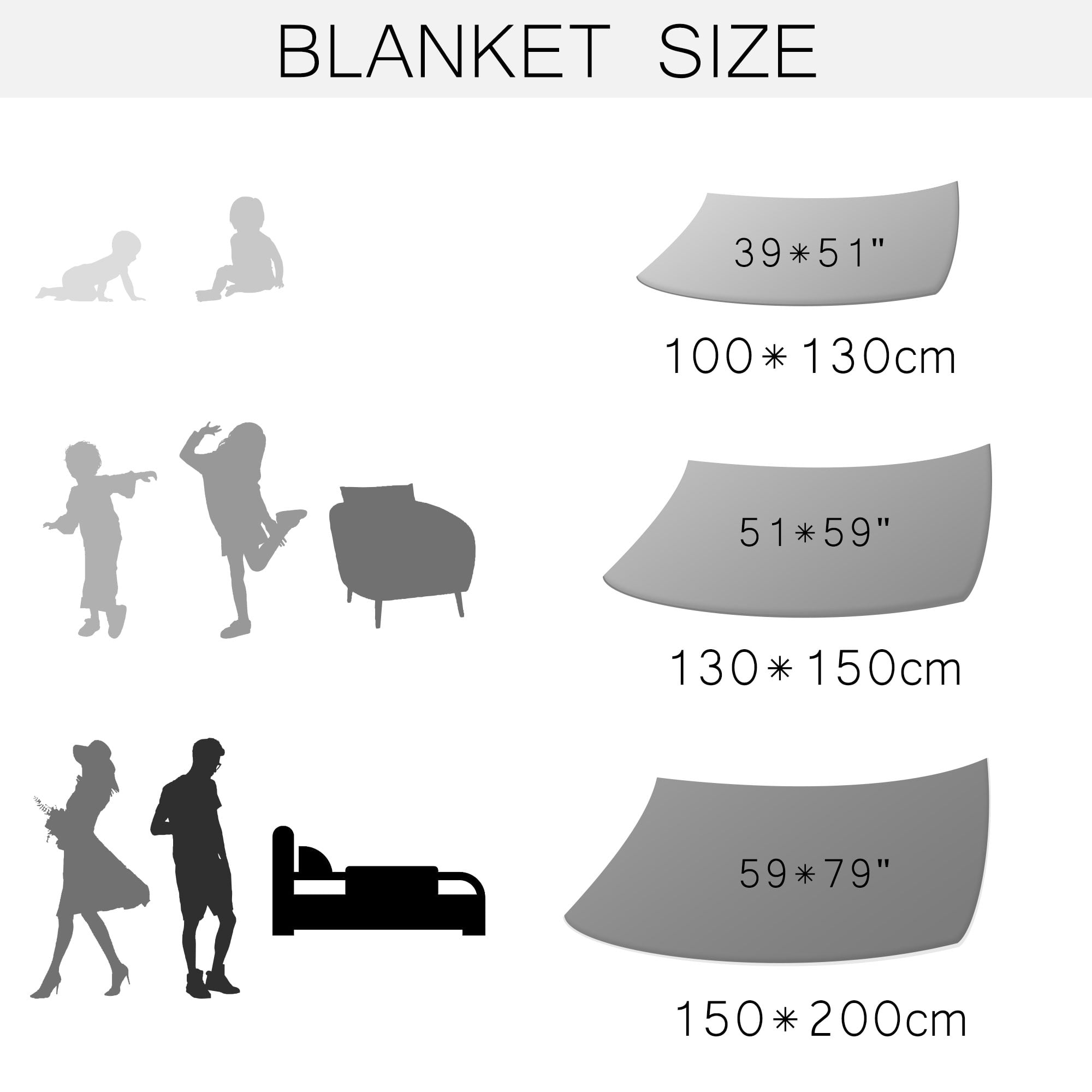 PiccoCasa Cow Printed Soft 300GSM Flannel Throw Blanket Sofa Bed Black 39" x 51"
