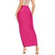 thumbnail image 2 of Falda drapeada asimétrica elástica de cintura alta para mujer ROSA ROSA G ROSA ROSA G Xishao ropa, 2 of 2