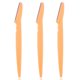 thumbnail image 1 of 3/4/10 piezas de cuchillas recortadoras de cejas para mujeres, afeitadora facial portátil, cortadores de depilación de cejas, cuchillo de seguridad, raspador de maquillaje, 1 of 6