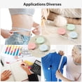 thumbnail image 2 of 3 Pieces Tape Measure, 1.5m Sewing Tape Measure, Double Sided Waist Measure Tape Measure, Retractable Sewing Tape Measure for Sewing Tailor Dressmaker, 2 of 5