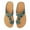 Green, variant on NOKIO Solid Color Shoes for Women's Slippers Toe Clippers Flat Bottoms Large Size Slippers Lightweight Soft Bottomed Beach Shoes