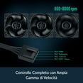 thumbnail image 2 of Arctic ACFAN00294A S12038-8K - 120mm Case Fan - dual ball bearing - max 8000 RPM - PWM regulated, 2 of 5