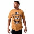 thumbnail image 7 of Five Nights at Freddy's Freddy Fazbear Men's Brown Short Sleeve Tee - Small, 7 of 7