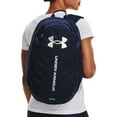 thumbnail image 6 of Under Armour Unisex-Adult Hustle Lite Backpack , (410) Navy / Navy / Silver, 6 of 6