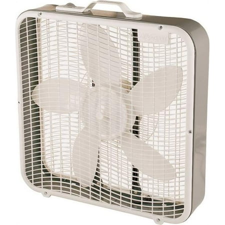Comfort Zone Cz200u 20" 3-Speed Box Fan with Top Handle
