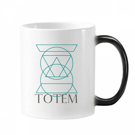

Trapezoidal Combined Circular Triangular Mug Changing Color Cup Morphing Heat Sensitive 12oz