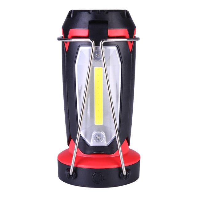 Potente linterna LED portátil roja para iluminación exterior, lámpara de tienda, batería externa recargable por USB, linterna de camping, luz de emergencia.