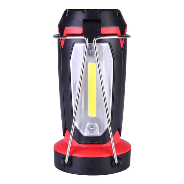 Potente linterna LED portátil roja para iluminación exterior, lámpara de tienda, batería externa recargable por USB, linterna de camping, luz de emergencia.
