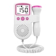 thumbnail image 1 of Monitor Doppler fetal, monitor de latido cardíaco por ultrasonido portátil, detector de frecuencia cardíaca no recargable para madres embarazadas (sin batería) (rosa), 1 of 3