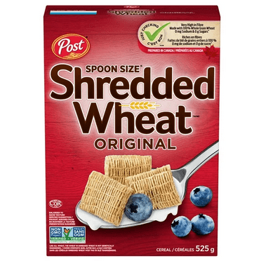 Post Original Spoon Size Shredded Wheat Cereal, 525g