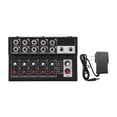 thumbnail image 2 of Console de Mixage, Console de Mixage 10 Canaux Mixeur Audio Console de Mixage Sonore Fonctionnalités de Pointe, 2 of 14