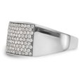 thumbnail image 6 of Auriga Fine Jewelry 14K White Gold Micro Pave Complete Diamond Band for Women Size 7 (0.97ct, Clarity- I1), 6 of 6
