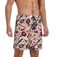 thumbnail image 2 of Wukai Guitar Skull rock Men’s Short Pajama Pants With Pockets Soft Sleep Pj Shorts for Men-3X-Large, 2 of 6