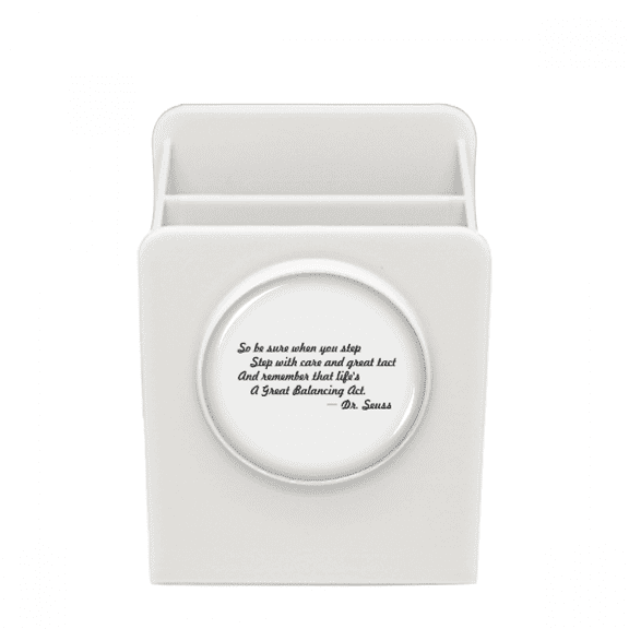 Care And Tact Give You Balance Life Quotes Desk Pencil Holder Cup Pen Organizer