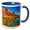Blue/White, variant on 3drose, Sandy Beach River Access. Colorado River. Moab, Ut, 11oz Mug
