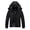 Black, variant on Men's Waterproof Ski Jacket with Fleece Lining - Winter Snow Coat for Hiking & Outdoor Sports Black Large
