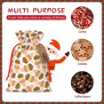 thumbnail image 7 of Fuzoiu Cute Ice Cream Print Christmas Gift Bag,Burlap Gift Bag with Drawstring Closure & Hang Tag,Perfect for Holidays, Birthdays, and Special Occasions-Small, 7 of 7