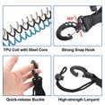 thumbnail image 3 of Cable de Bobina Camina Espiral Anti-Perdones de las Limpres de Seguridad Para Bucear Snorkel Navegando en Kayak, 3 of 5