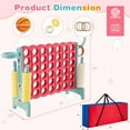 thumbnail image 3 of Costway 4-to-Score Game Set 4 in A Row Jumbo withStorage Carrying Bag Sticker for Adult Kids, 3 of 8