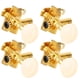 thumbnail image 5 of Afinadores de ukelele, 2L 2R Afinadores de ukelele dorados Clavijas de afinación de ukelele Rendimiento finamente afinado, 5 of 8