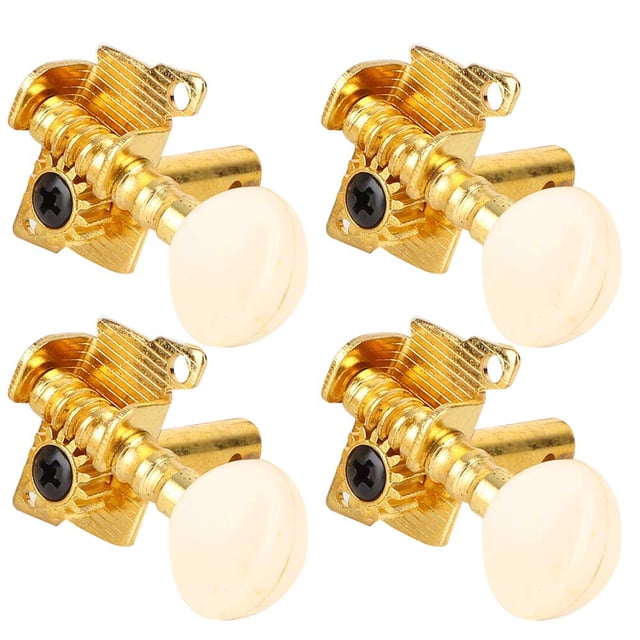 Garosa Tuning Pegs Ukulélé Tuning Pegs Ukulélé Tuning Pegs 2L 2R Gold Ukulélé String