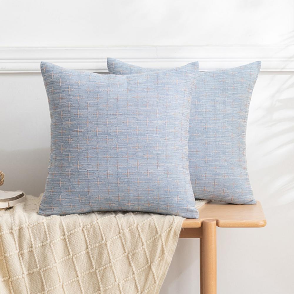 Pillow Covers 18x18 inch for Mother's Decor Set of 2 Farmhouse Rustic